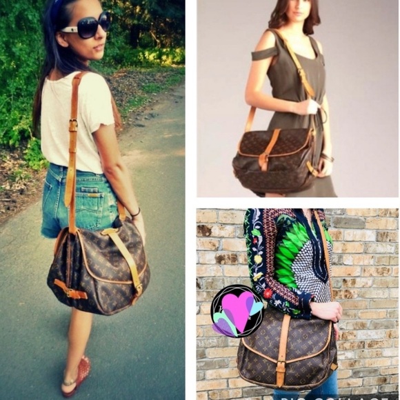 Louis Vuitton Guaranteed Authentic Monogram Saumur 35 Messenger Bag - Picture 4 of 17